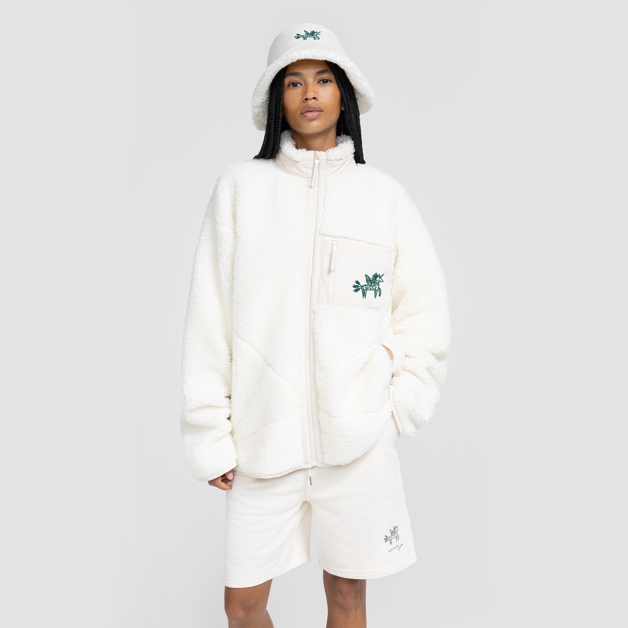 Antarctica Off - White Sustainable Bucket Hat - Unisus Club